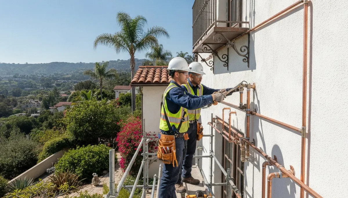 Plumbing repair service in Escondido, CA for leaks, clogs, and pipe fixes