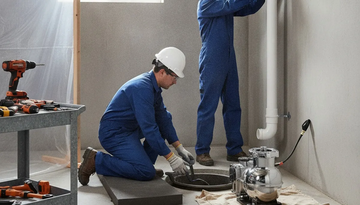 Sump pump installation in Escondido, CA to protect homes from water intrusion and flooding